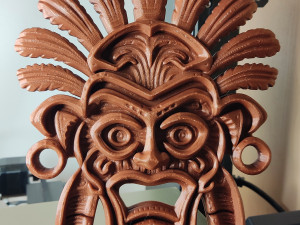 Tribal wall mask decoration Modèles 3D en vedette
