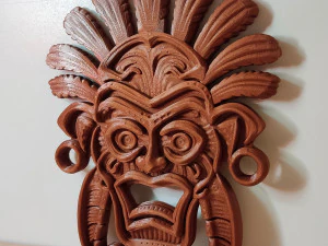 Tribal wall mask decoration 3D Print Model