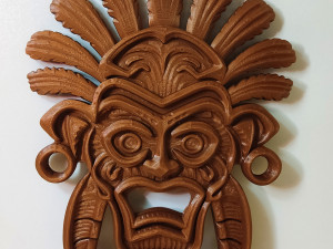 Tribal wall mask decoration Modèles 3D en vedette