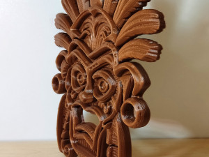 Tribal wall mask decoration Modèles 3D en vedette