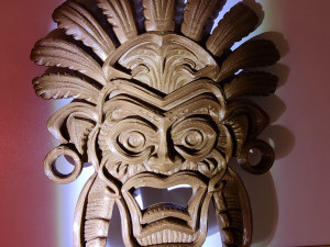 Tribal wall mask decoration Modèles 3D en vedette