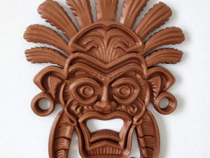 Tribal wall mask decoration 3D Print Model