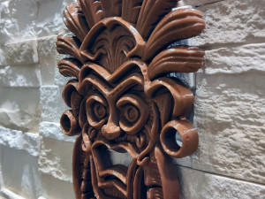 Tribal wall mask decoration Modèles 3D en vedette