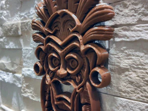 Tribal wall mask decoration 3D Print Model