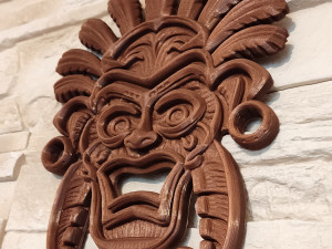 Tribal wall mask decoration Modèles 3D en vedette
