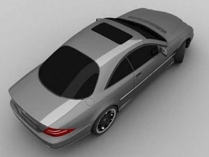 mercedes cl 500 3D Model