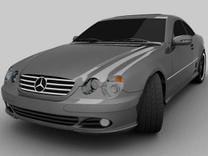 mercedes cl 500 Modèle 3D