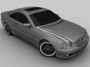 mercedes cl 500 Modèle 3D