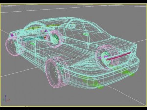 mercedes cl 500 Modèle 3D