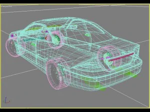 mercedes cl 500 3D Model
