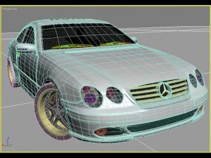 mercedes cl 500 3D Model