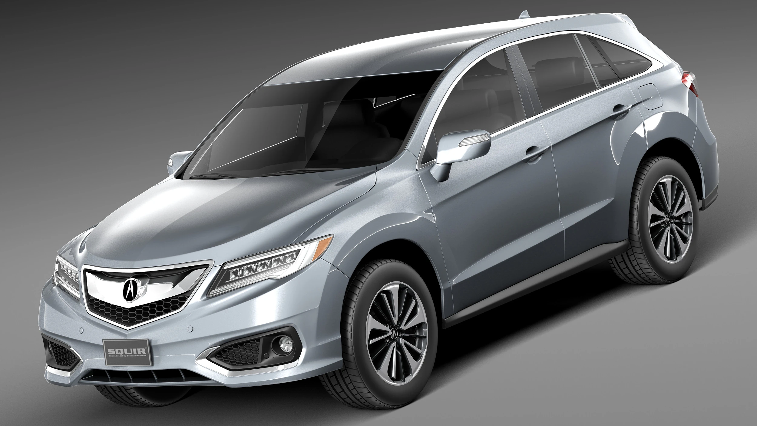 Acura RDX 2016 3D Model .c4d .max .obj .3ds .fbx .stl .blend 