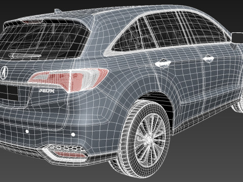Acura RDX 2016 3D Model