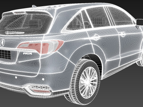 Acura RDX 2016 3D Model