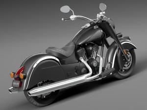 Indian Chief Dark Horse 2016 3D Model
