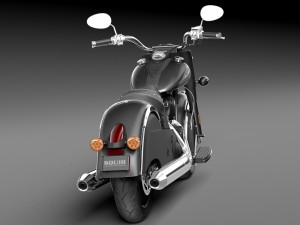 Indian Chief Dark Horse 2016 3D Model