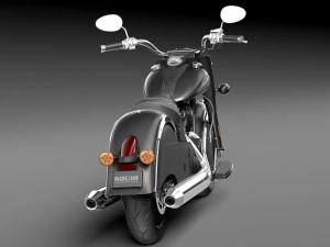 Indian Chief Dark Horse 2016 3D Model