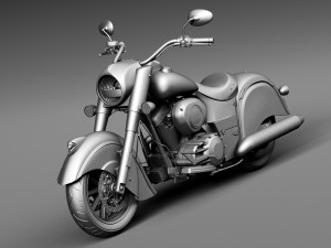 Indian Chief Dark Horse 2016 3D Model