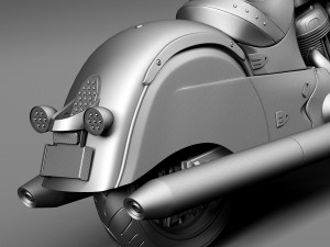 Indian Chief Dark Horse 2016 3D Model