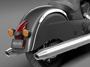 Indian Chief Dark Horse 2016 3D Model