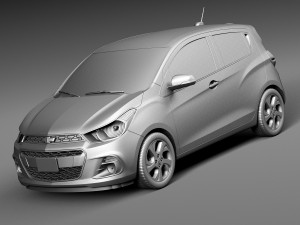 Chevrolet Spark 2016 Modelo 3D