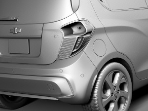 Chevrolet Spark 2016 Modelo 3D