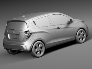 Chevrolet Spark 2016 Modelo 3D