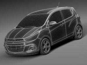 Chevrolet Spark 2016 Modelo 3D
