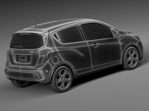 Chevrolet Spark 2016 Modelo 3D