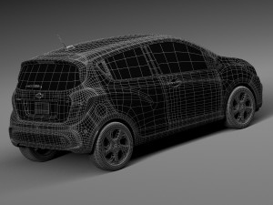 Chevrolet Spark 2016 Modelo 3D