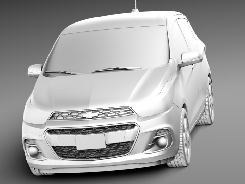 Chevrolet Spark 2016 3D 模型