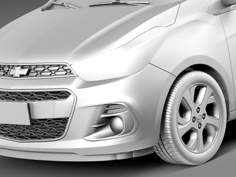 Chevrolet Spark 2016 3D 模型