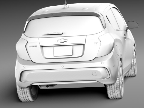 Chevrolet Spark 2016 3D 模型