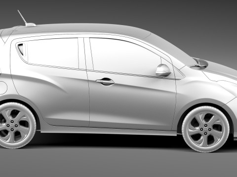 Chevrolet Spark 2016 3D 模型