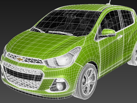 Chevrolet Spark 2016 3D 模型