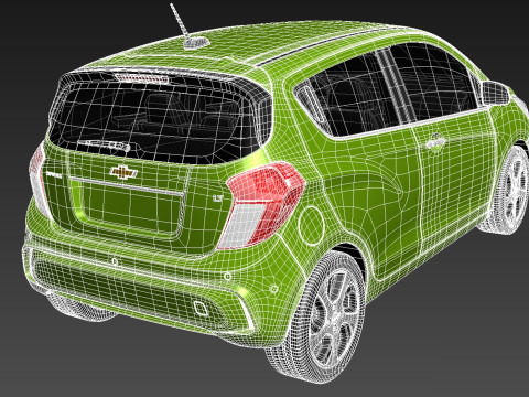 Chevrolet Spark 2016 3D 模型