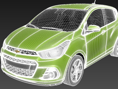Chevrolet Spark 2016 3D 模型