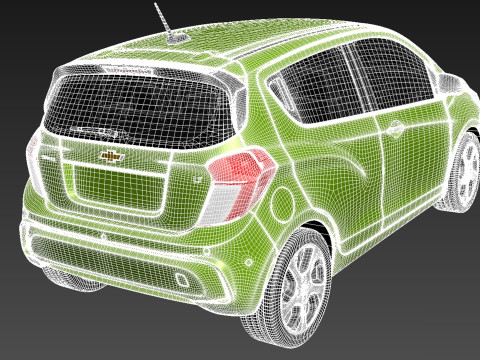 Chevrolet Spark 2016 3D 模型