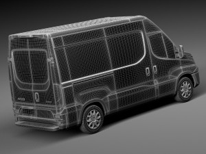 Iveco Daily 2015 3D 모델