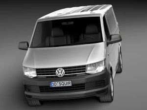 Volkswagen Transporter Panel Van T6 2016 3D Model