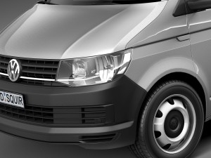 Volkswagen Transporter Panel Van T6 2016 3D-Modell