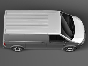 Volkswagen Transporter Panel Van T6 2016 3D-Modell