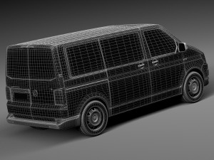 Volkswagen Transporter Panel Van T6 2016 3D-Modell