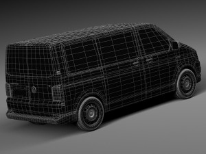 Volkswagen Transporter Panel Van T6 2016 3D-Modell