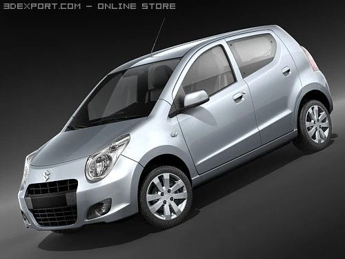 Suzuki Alto 2009 3D Model .c4d .max .obj .3ds .fbx .stl .blend 