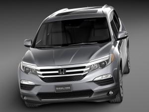 Honda Pilot 2016 3D Модель