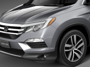 Honda Pilot 2016 3D Модель