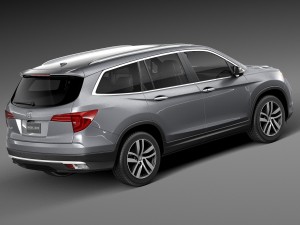 Honda Pilot 2016 3D Модель
