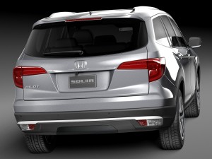 Honda Pilot 2016 3D Модель