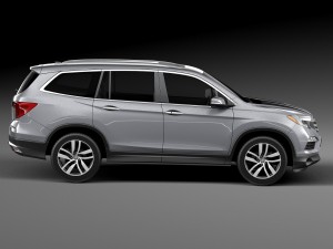 Honda Pilot 2016 3D Модель